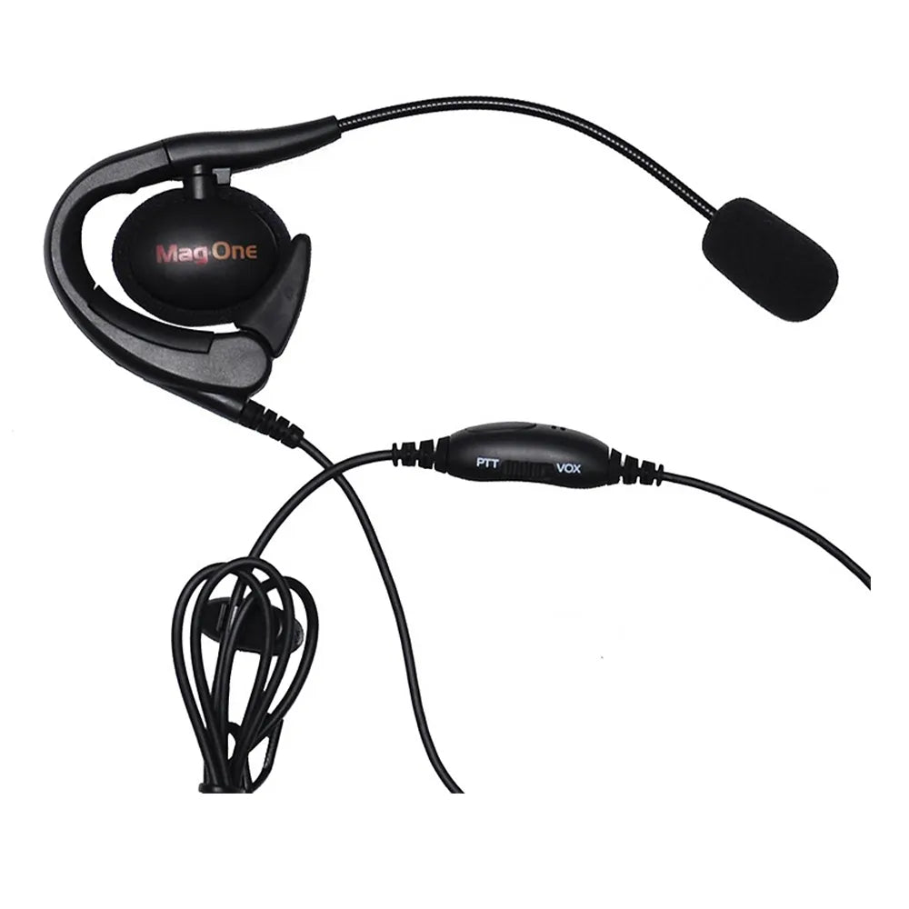 MOTOROLA PMLN5803A MagOne Lightweight Earset With Boom Microphone And In-Line PTT