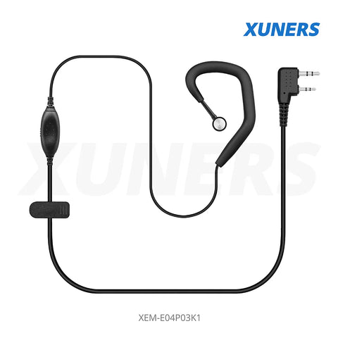 XEM-E04P03K1 Two-way Radio Ear-hanger Earplug Headset
