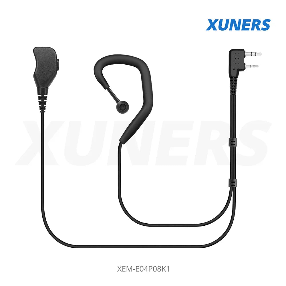 XEM-E04P08K1 Two-way Radio Ear-hanger Earplug Headset