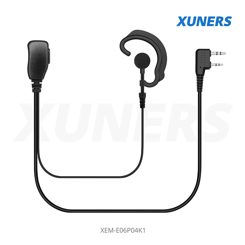 XEM-E06P04K1 Two-way Radio Ear-hanger Earplug Headset