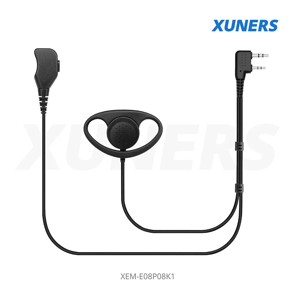 XEM-E08P08K1 Two-way Radio Ear-hanger Earplug Headset