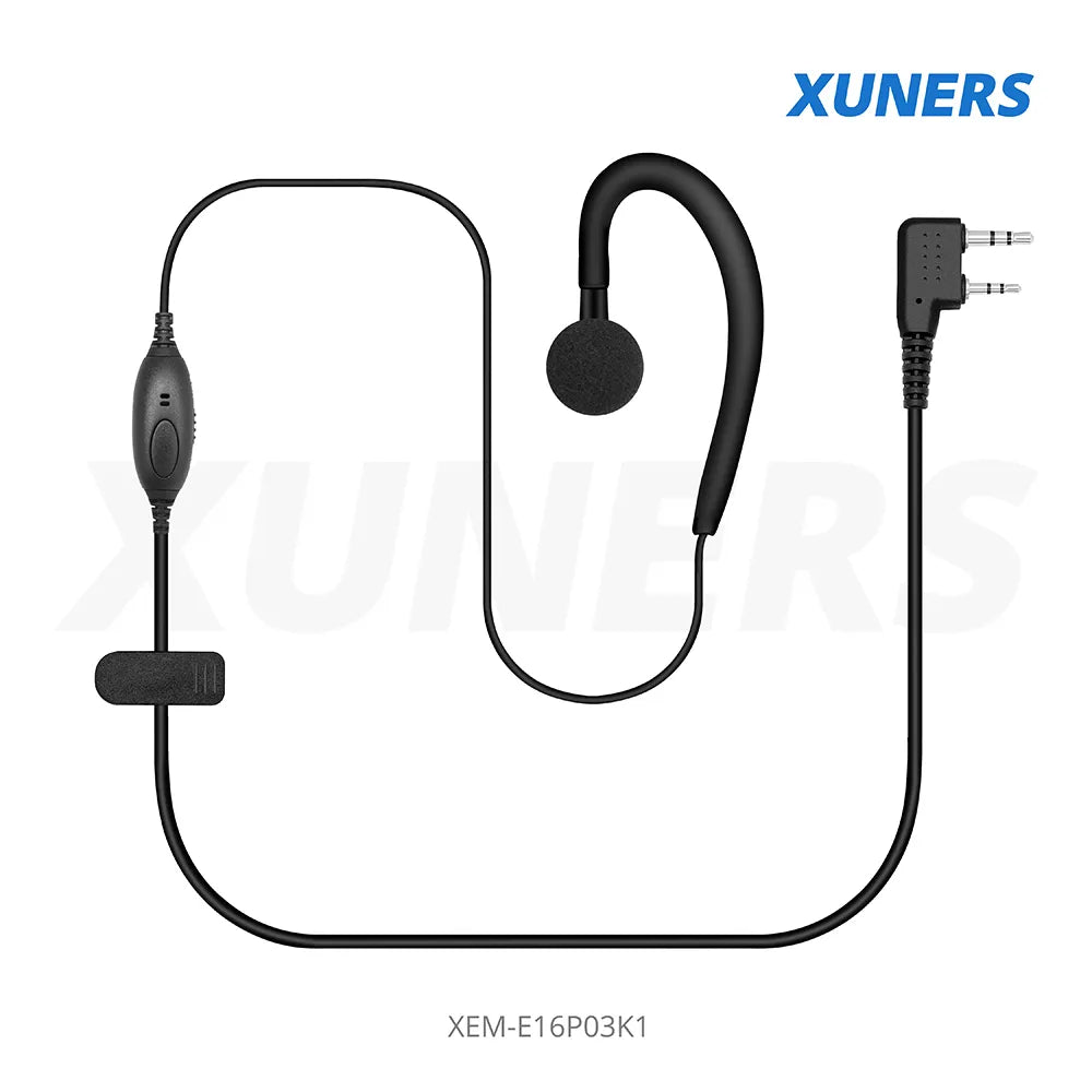 XEM-E16P03K1 Two-way Radio Ear-hanger Earplug Headset