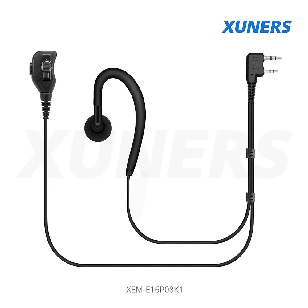 XEM-E16P08K1 Two-way Radio Ear-hanger Earplug Headset