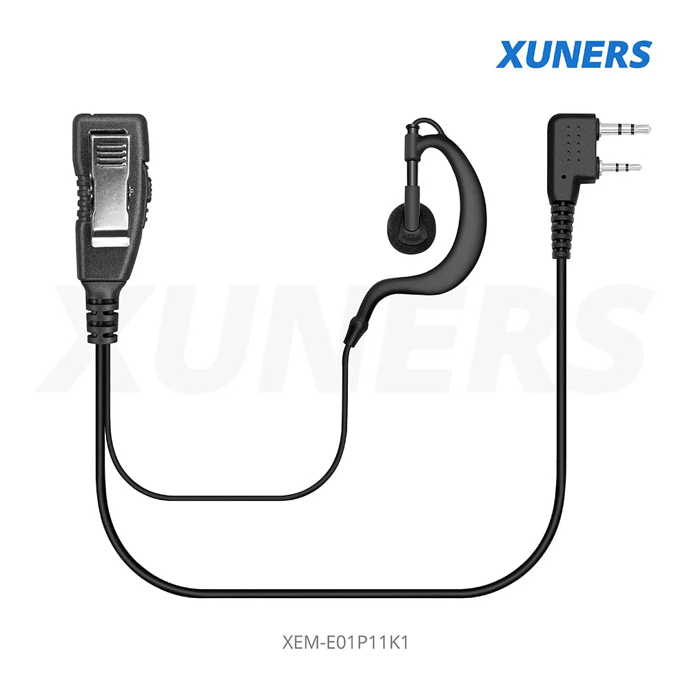 XEM-E01P11K1 Two-way Radio Ear-hanger Earplug Headset