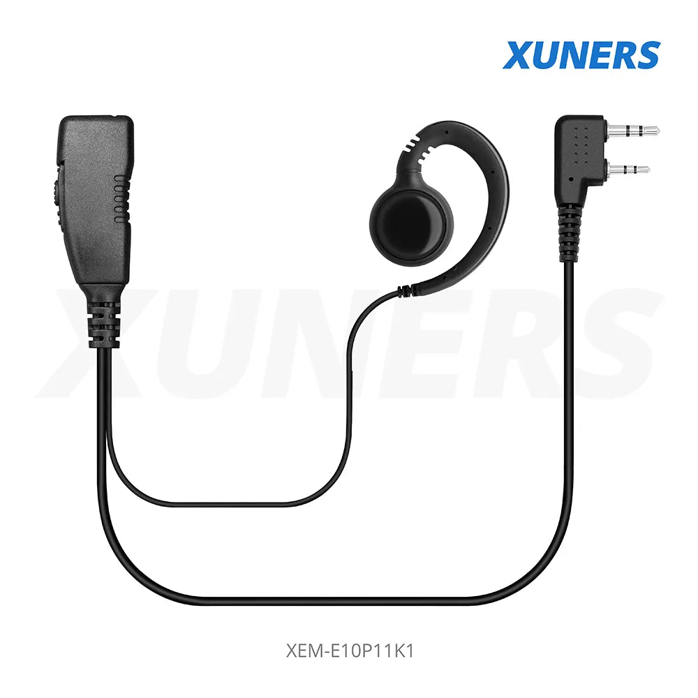 XEM-E10P11K1 Two-way Radio Ear-hanger Earplug Headset