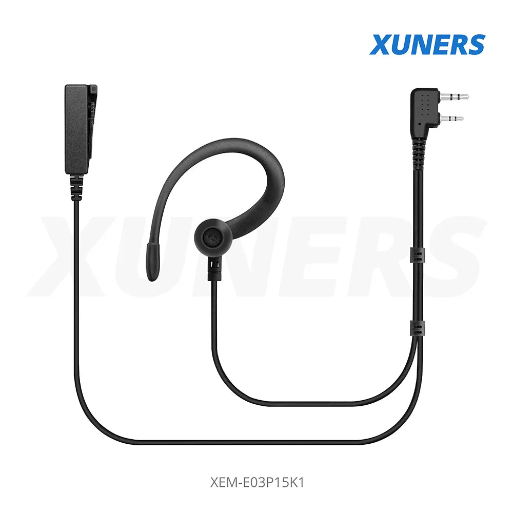 XEM-E03P15K1 Two-way Radio Ear-hanger Earplug Headset