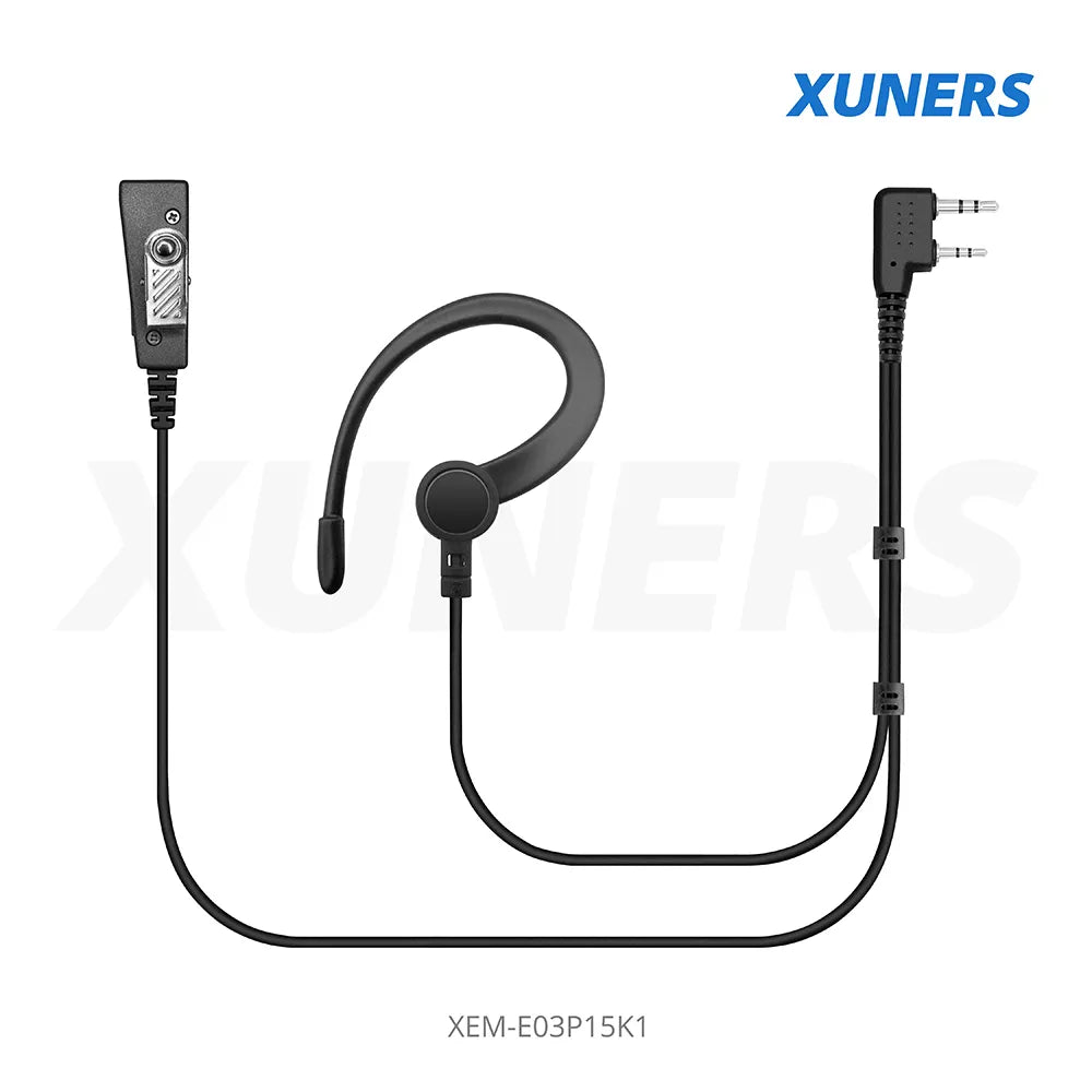 XEM-E03P15K1 Two-way Radio Ear-hanger Earplug Headset