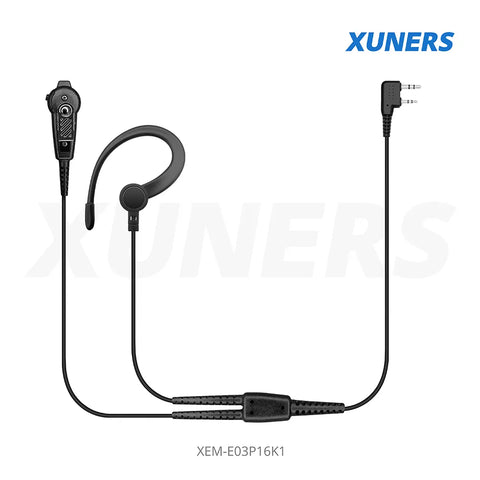 XEM-E03P16K1 Two-way Radio Ear-hanger Earplug Headset