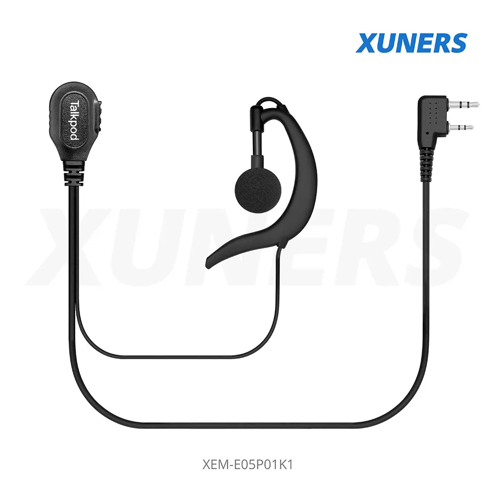 XEM-E05P01K1 Two-way Radio Ear-hanger Earplug Headset