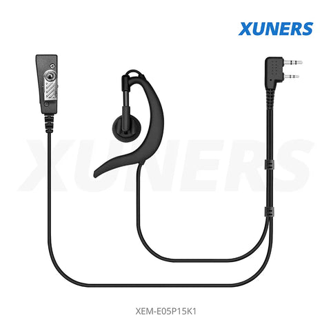 XEM-E05P15K1 Two-way Radio Ear-hanger Earplug Headset
