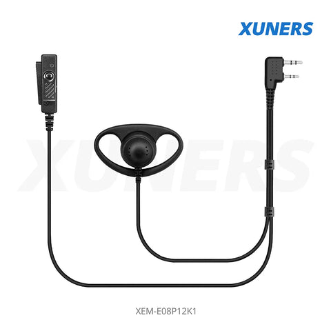 XEM-E08P12K1 Two-way Radio Ear-hanger Earplug Headset