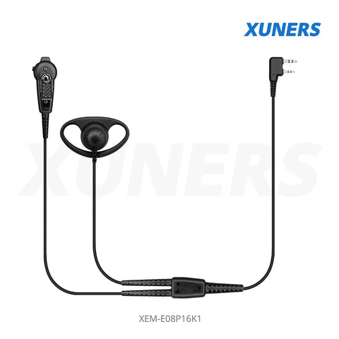 XEM-E08P16K1 Two-way Radio Ear-hanger Earplug Headset