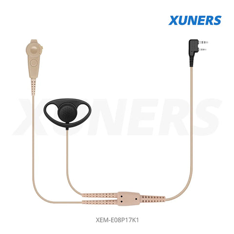 XEM-E08P17K1 Two-way Radio Ear-hanger Earplug Headset