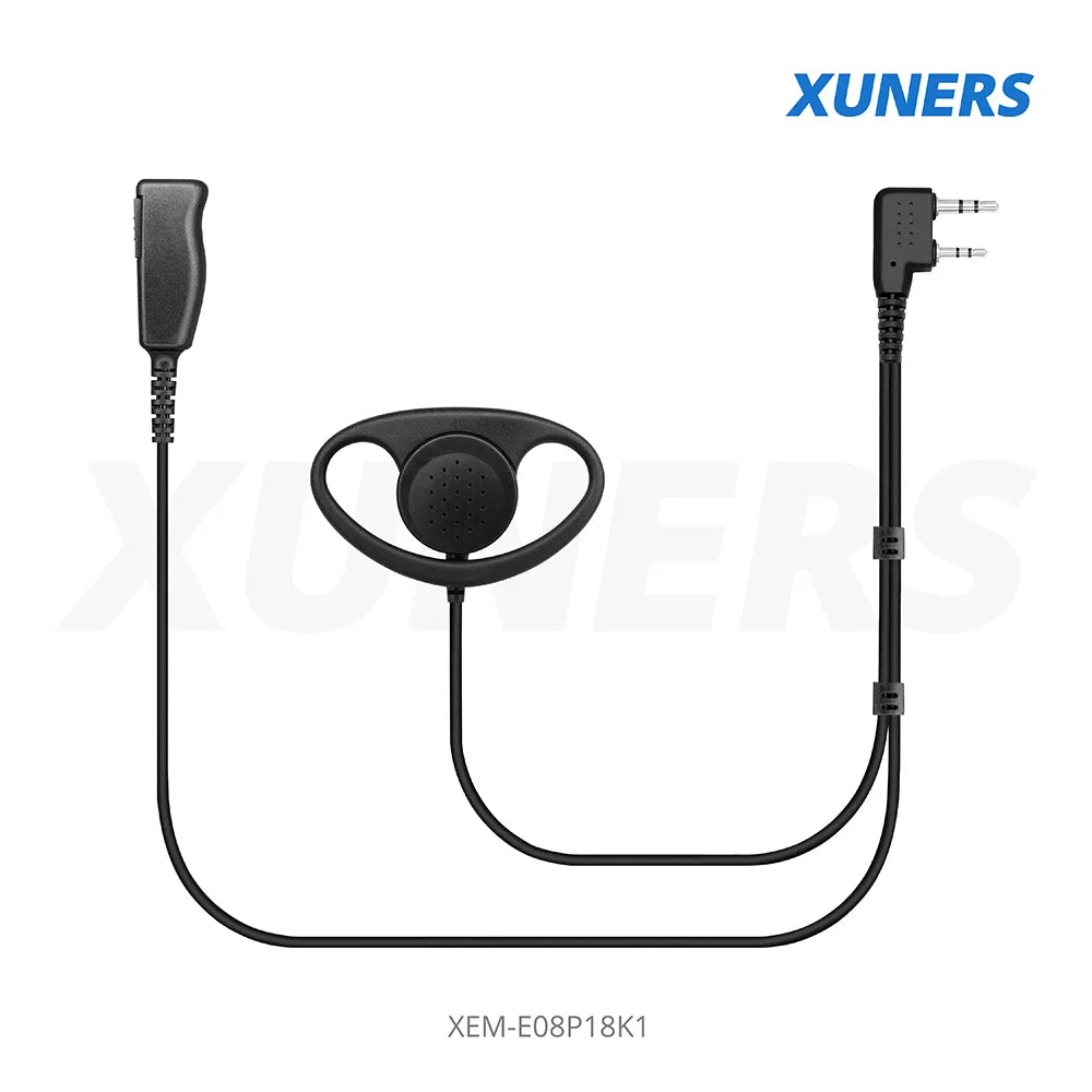 XEM-E08P18K1 Two-way Radio Ear-hanger Earplug Headset
