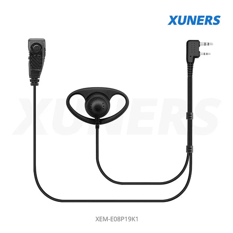 XEM-E08P19K1 Two-way Radio Ear-hanger Earplug Headset
