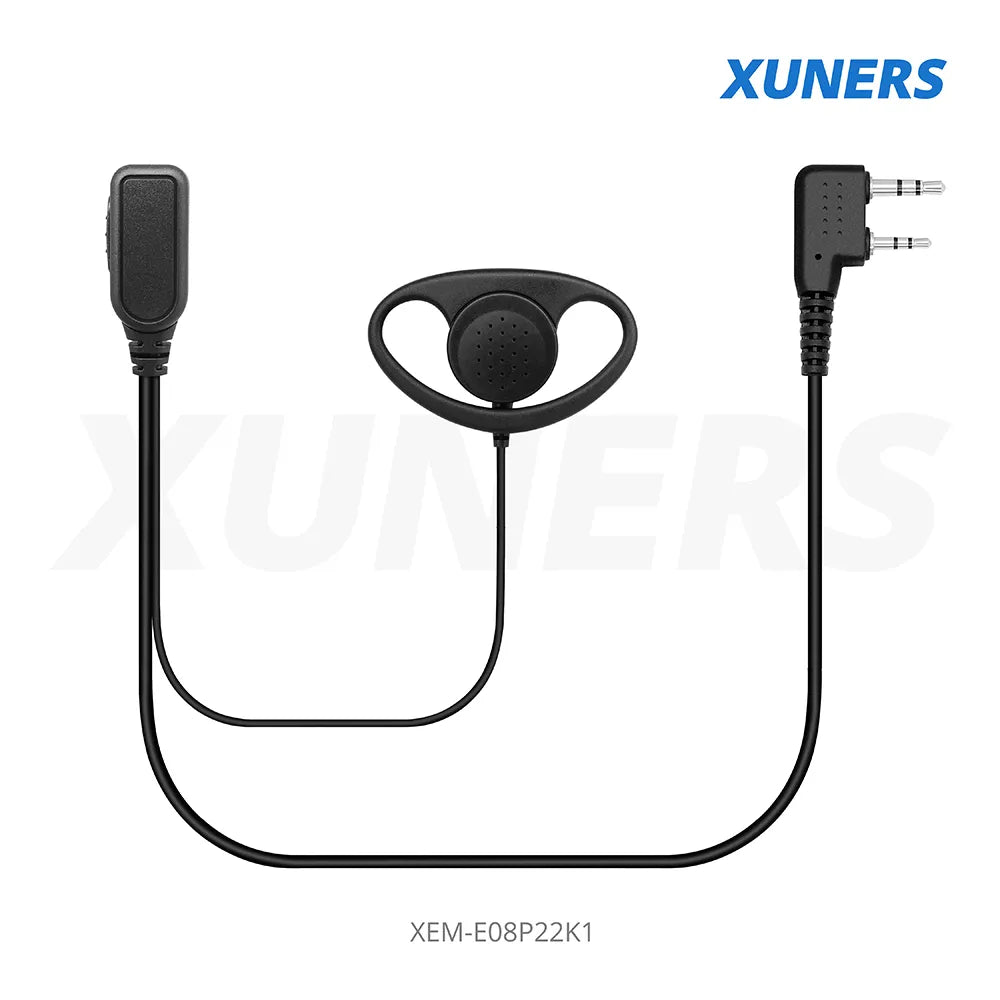 XEM-E08P22K1 Two-way Radio Ear-hanger Earplug Headset