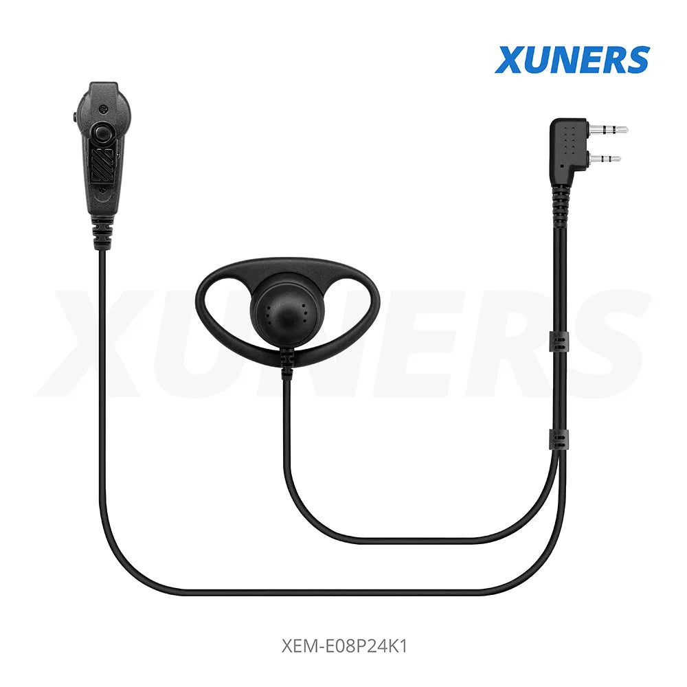 XEM-E08P24K1 Two-way Radio Ear-hanger Earplug Headset