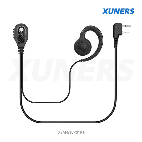 XEM-E10P01K1 Two-way Radio Ear-hanger Earplug Headset