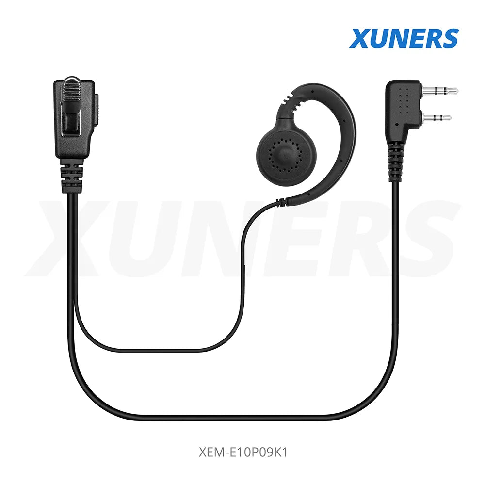 XEM-E10P09K1 Two-way Radio Ear-hanger Earplug Headset