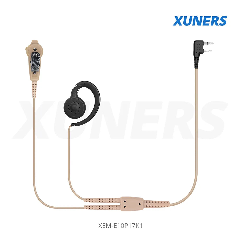 XEM-E10P17K1 Two-way Radio Ear-hanger Earplug Headset