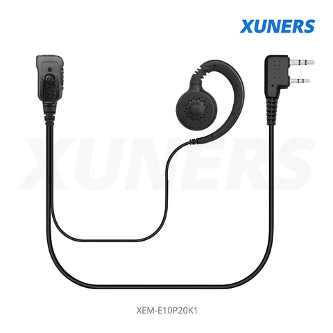 XEM-E10P20K1 Two-way Radio Ear-hanger Earplug Headset