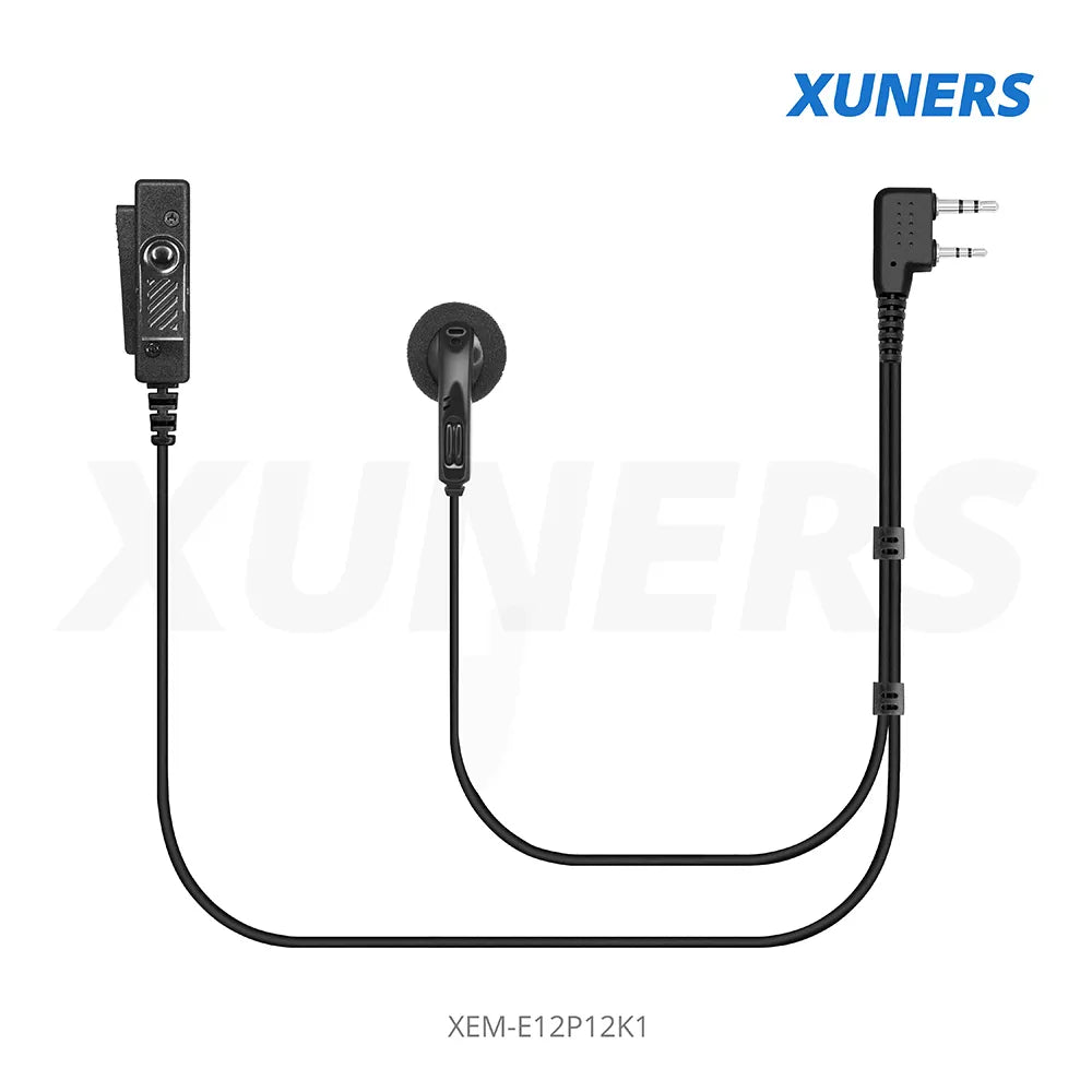 XEM-E12P12K1 Two-way Radio Ear-hanger Earplug Headset