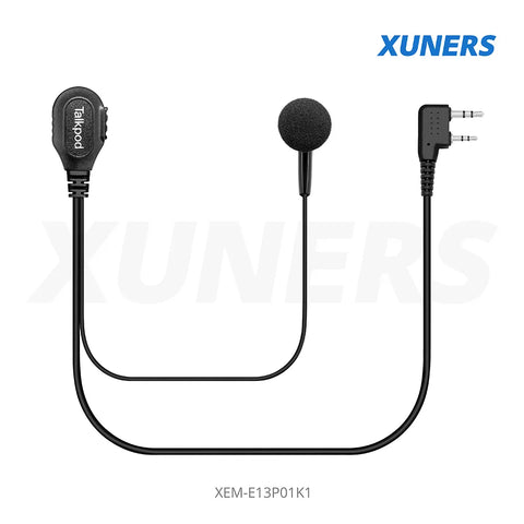 XEM-E13P01K1 Two-way Radio Ear-hanger Earplug Headset