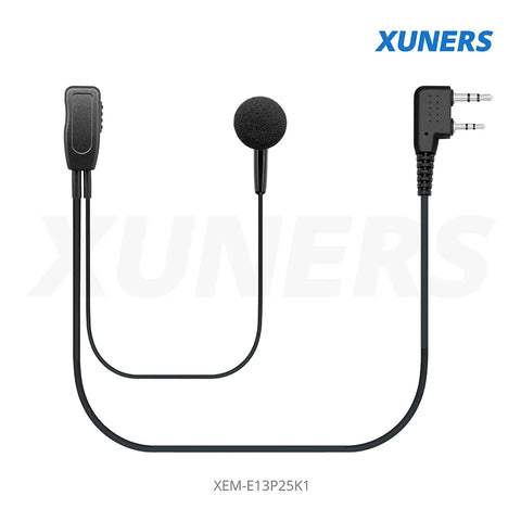XEM-E13P25K1 Two-way Radio Ear-hanger Earplug Headset