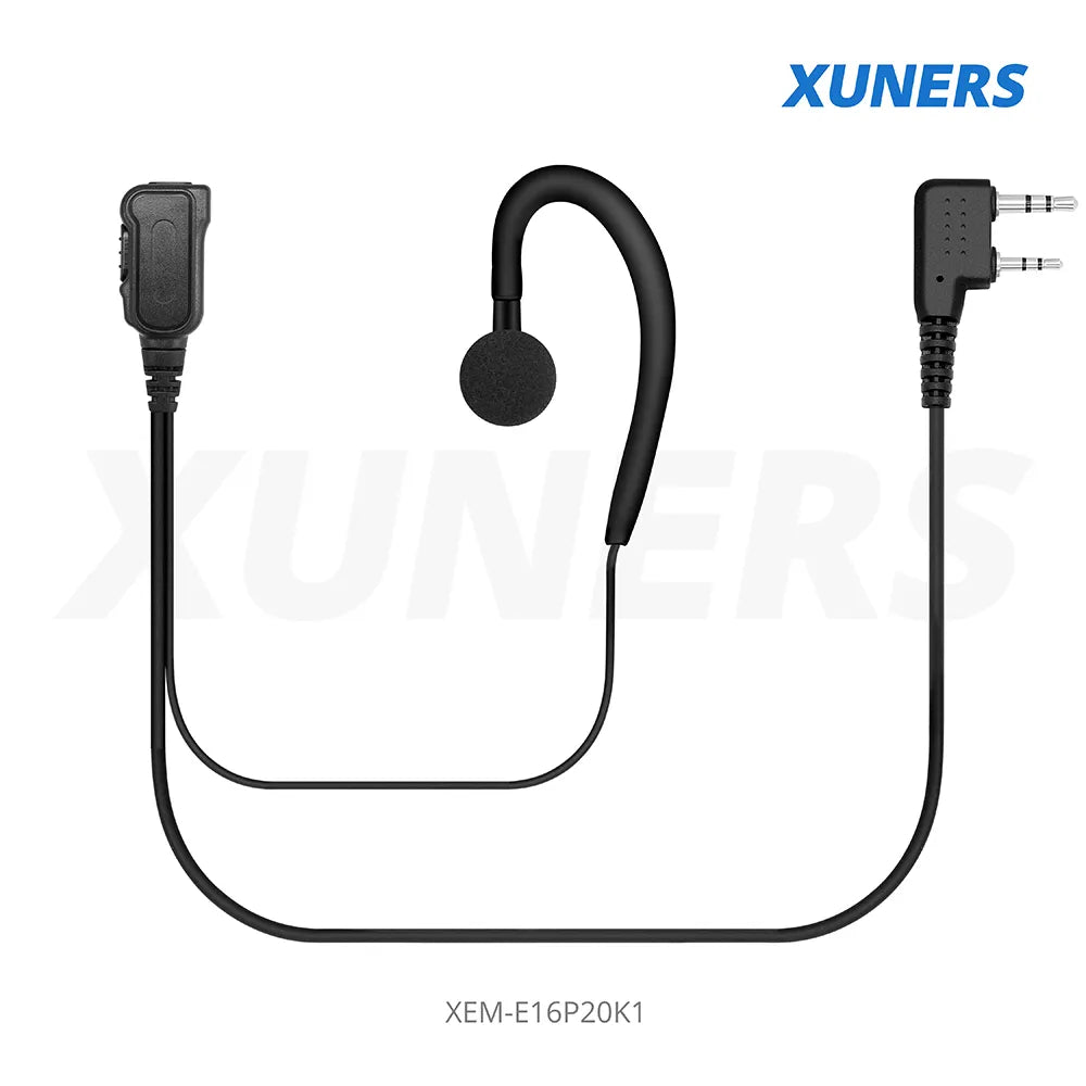 XEM-E16P20K1 Two-way Radio Ear-hanger Earplug Headset