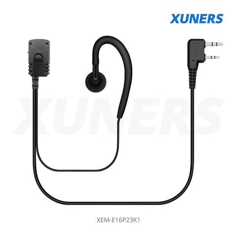 XEM-E16P23K1 Two-way Radio Ear-hanger Earplug Headset