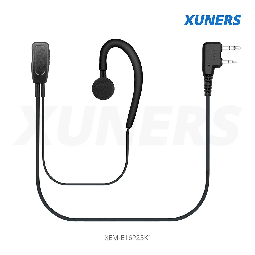 XEM-E16P25K1 Two-way Radio Ear-hanger Earplug Headset