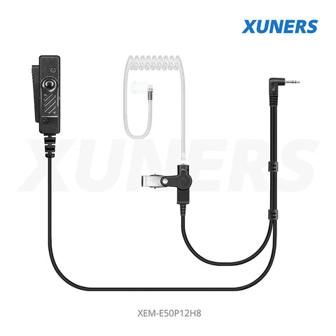 XEM-E50P12H8 For Hytera Two-way Radio Acoustic tube Earphone